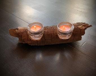 Driftwood Candle Holder (Small)