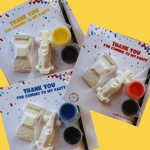 Racing Cars Party Bag Favours | Paint You Own Mini Racing Cars | Paint Kits | Party Favours | Personalised Party Bags | Price Per Pack