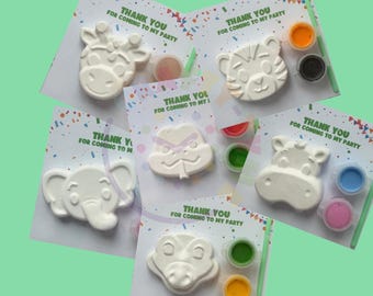 Jungle Party Bag Fillers | Safari Animal Birthday Party Favours | Lion Tiger Elephant Giraffe Zebra Monkey Hippo Party | MINIMUM ORDER OF 4