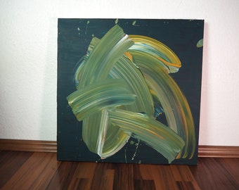 Green - abstract acrylic painting