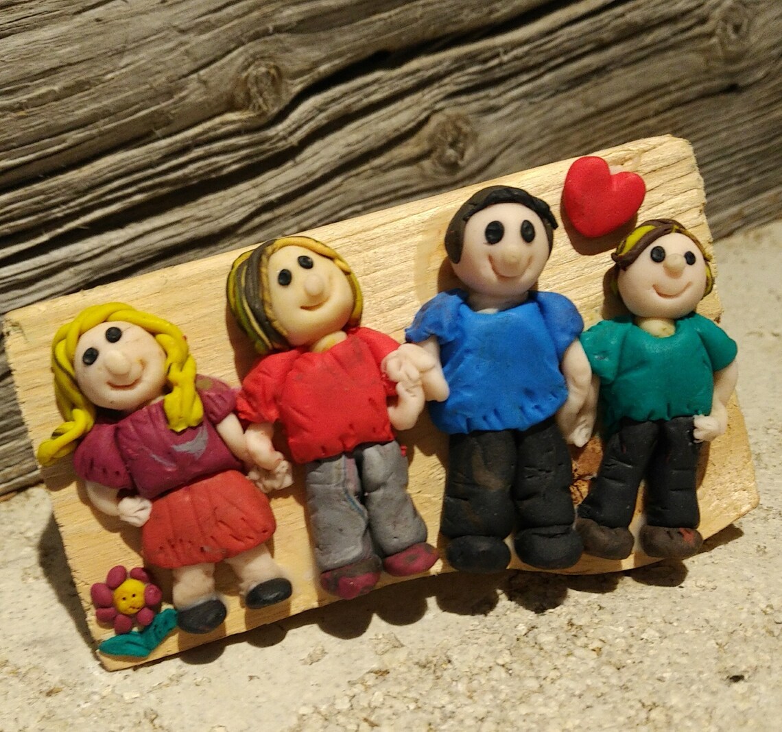 Clay dough handmade figurines Etsy