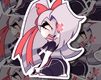 Hazbin Hotel Vaggie War Sticker