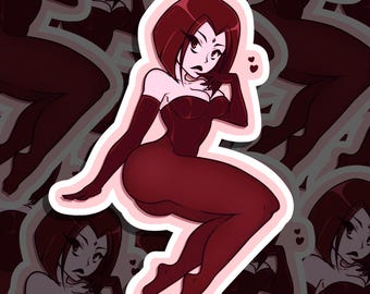 Raven Valentine Sticker