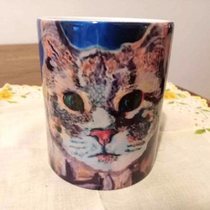 Gaze Into My Eyes Original Art Ceramic Mug