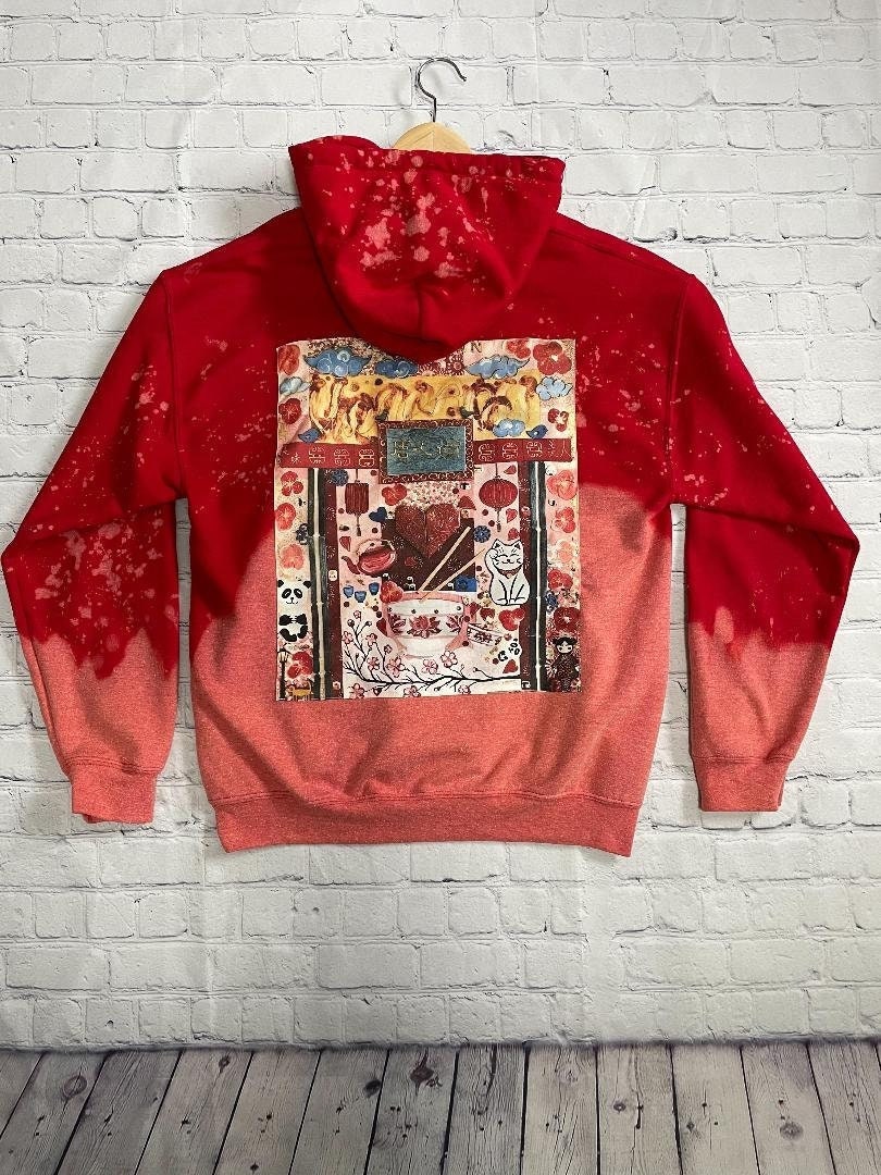 Red Hoodie Etsy Canada