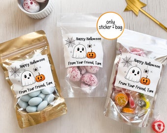 Trick or treat favor bags - halloween party favors  - halloween classroom gifts - halloween kids favors - trick or treat bag school