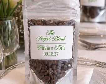 Personalized Coffee Bar Wedding Favors – Old Money Style