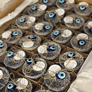 25 pcs Evil eye beaded bowls Favors, Wedding Favors for Guests in Bulk, Evil eye Wedding Favors, Wedding Shower Favors Quick,