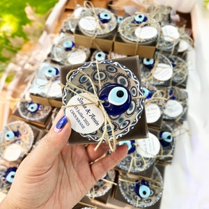 25 pcs Evil eye beaded bowls Favors, Wedding Favors for Guests in Bulk, Evil eye Wedding Favors, Wedding Shower Favors Quick,