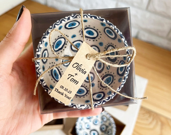 Featured listing image: Evil eye bowls Favors, Wedding Favors for Guests in Bulk, Evil eye Wedding Favors, Wedding Shower Favors Quick,