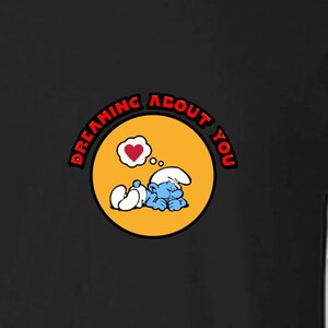 Vintage Smurf T-Shirt: 80s Kid Valentine&#39;s Gift
