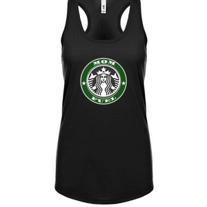 Coffee Mom's fuel graphic tank, women graphic tank, Mothers' Day graphic tank, Mom's gift idea, women any occasion gift idea, tank gift idea