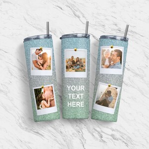 20 oz Personalized Tumbler Skinny, Sublimation Template, Custom Styled, Straight, Warped Design, Digital Download, PNG, Tumblers