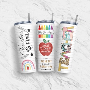 Teacher 20oz Tumbler Skinny, Sublimation Design Template, Teacher Life, Teacher Appreciation, Straight, Warped, Download, PNG