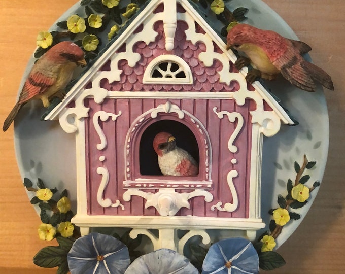 Bradford Exchange Nesting Neighbors our Cozy Haven 3D Bird Etsy