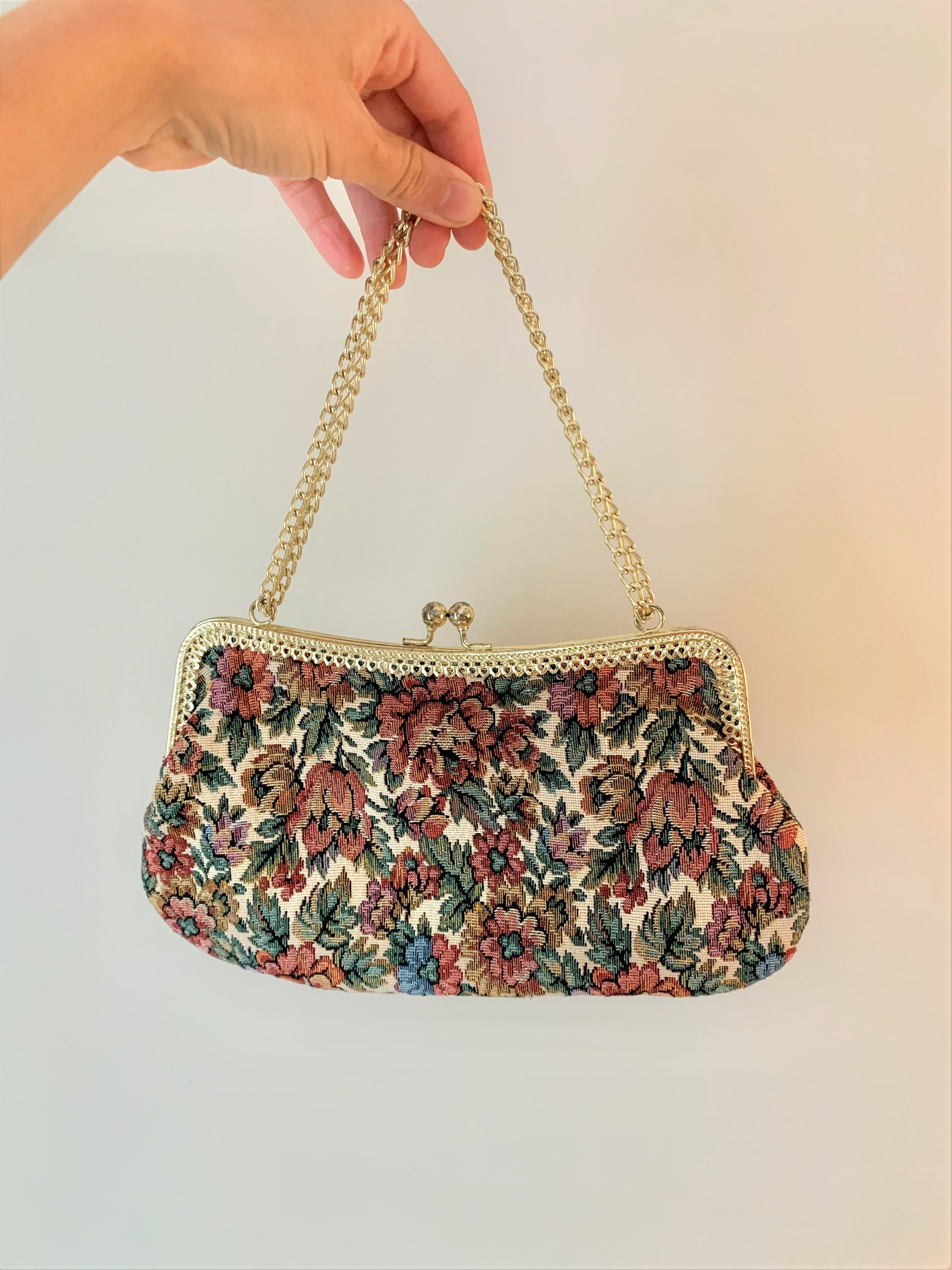 Vintage Style Purse Sustainably attained Etsy