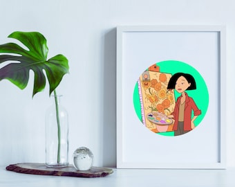 Daria MTV - Jane Lane Fan Club - Poster Print Wall Art