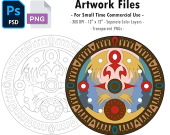 LoZMM: Clock Tower Clock Face .PNG and .PSD - Large resolution Artwork for Artists