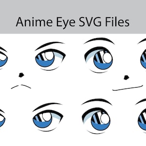 Digital SVG Files | Conan Haibara Case Closed Detecive Retro Anime Eyes Decor | Handmade