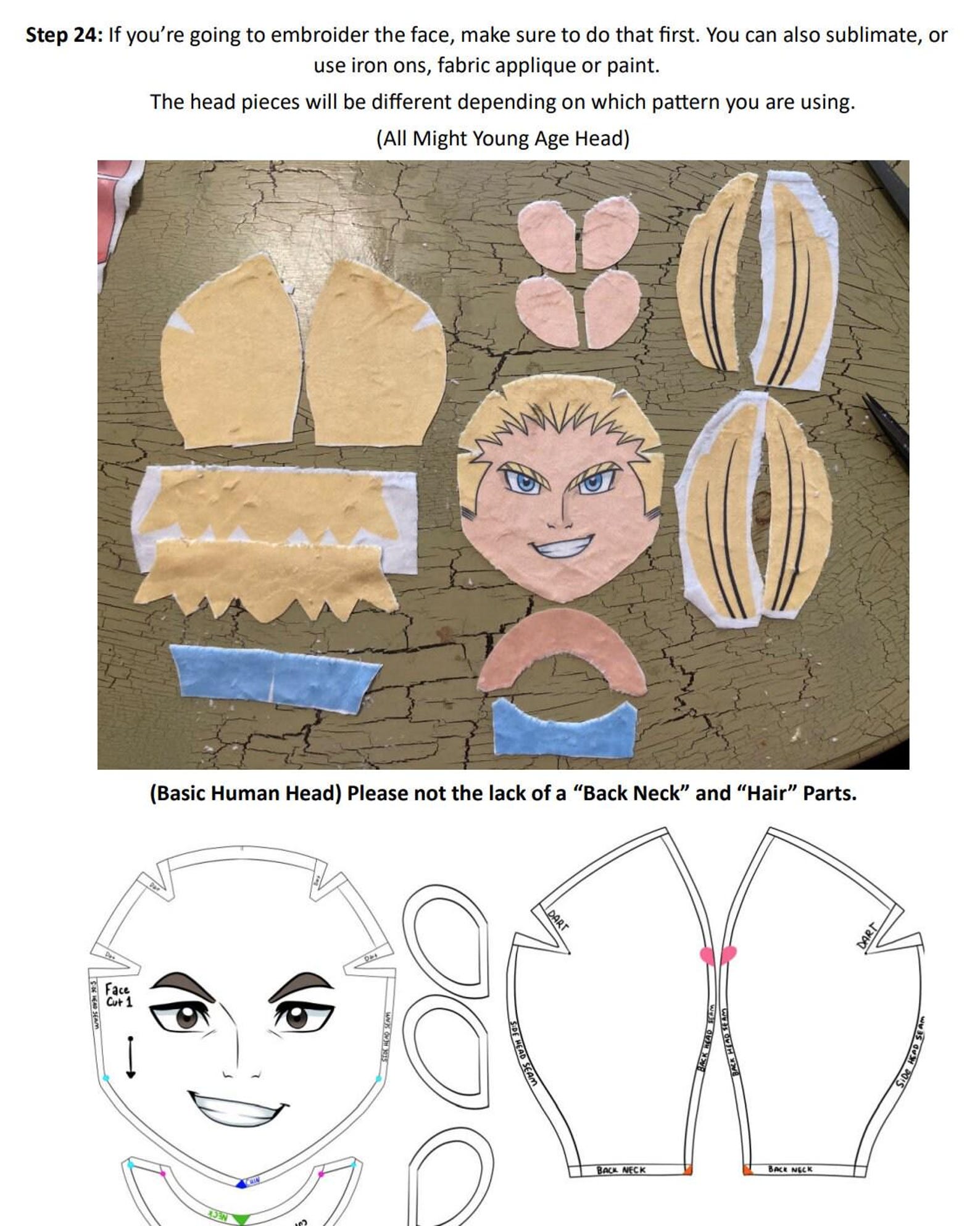Buff Guy Superhero Plush Sewing Pattern: Sublimation & Embroidery ...