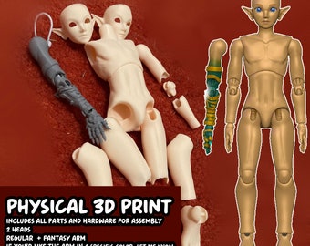 Twinky BJD: PLA 3D Printed 28cm - 3D Printed Ball Jointed Doll