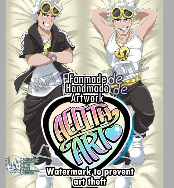 Preorder Hand Drawn Dakimakura Case Guzma 20 X Etsy