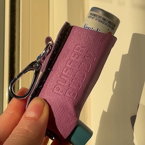 Solid colour, purple, Inhaler holder, Inhaler case, Inhaler Keychain, Asthma, Asthmatic