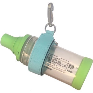 SpacerBuddy, Spacerhalter, Spacerhülle, Spacer Schlüsselanhänger, Luftkammerhalter Luftkammerhülle, Asthma, Asthmatiker
