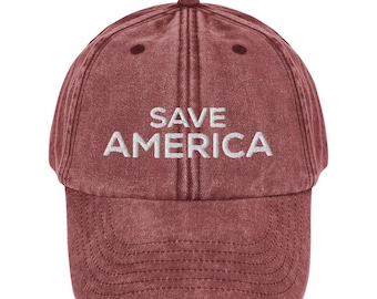 Save America Hat, Save America Trump Hat, Save America Donald Trump for President Hat, Trump 2024 Hat, Save America Vintage Hat, Vintage Hat
