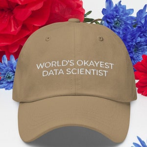 Gift For Data Scientist, Data Scientist hat, Data Scientist Gift, Gift For Statistician, Statistics Dad hat, Data scientist baseball cap