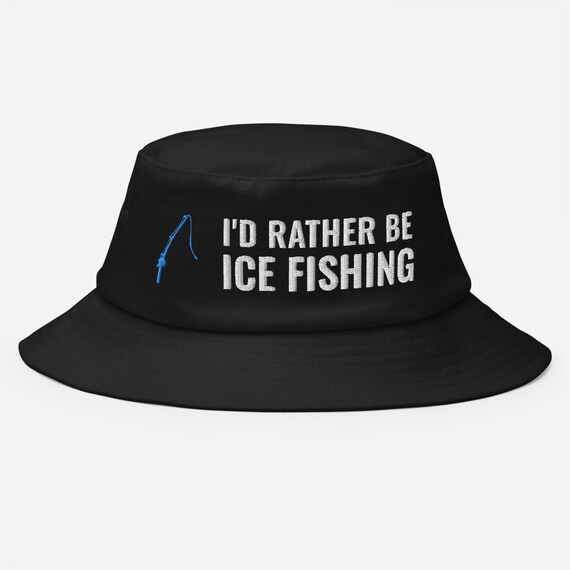 Ice Fishing Bucket Hat, Ice Fishing Hat 