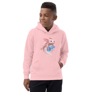 Axolotl Playing Video Games Kid's Hoodie Axolotl Fish - Etsy