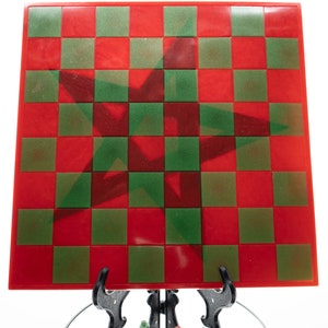 Moorish American Chessboard, Handmade, created to rep 5 point Green Star L.T.P.F.J