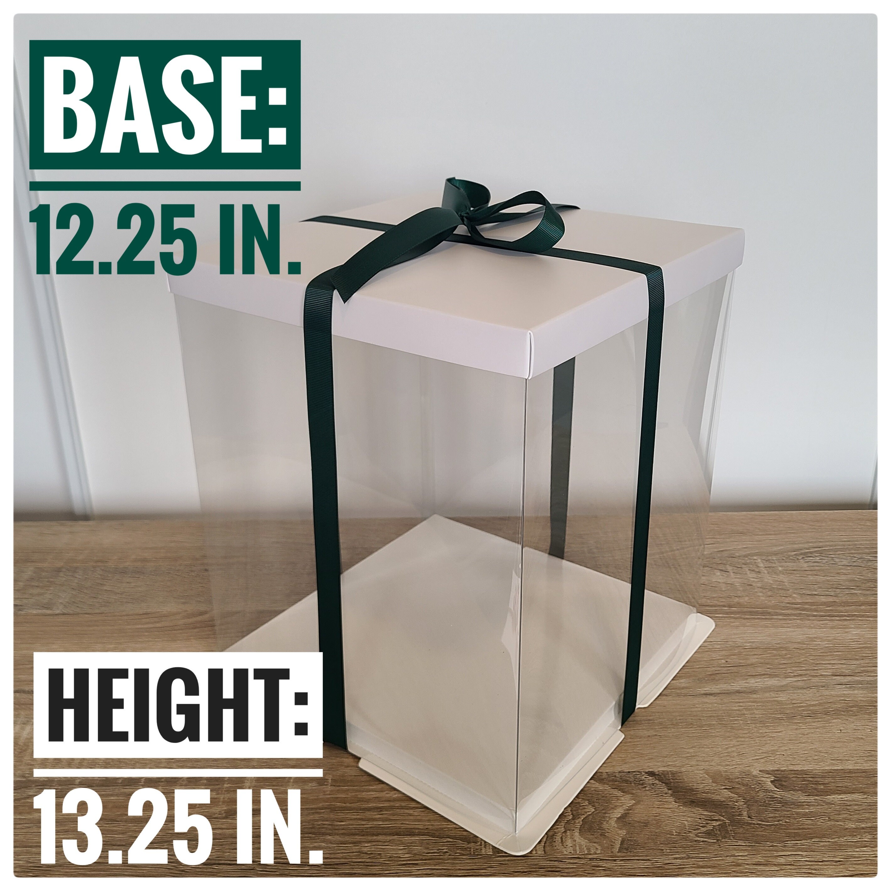 Extra Large Cake Boxes Tall Clear Cake Boxes Gift Boxes Etsy Canada