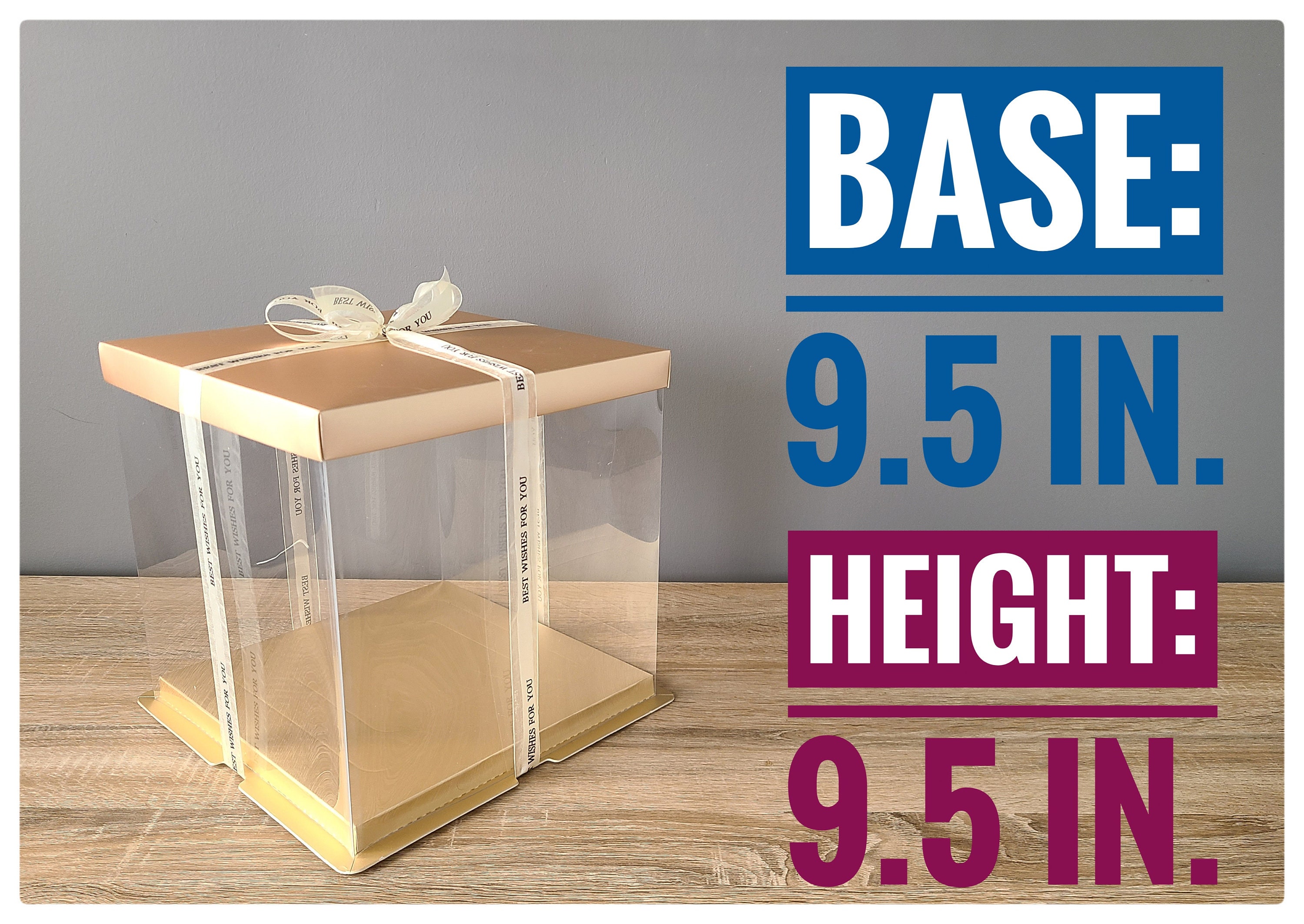 Extra Large Cake Boxes Tall Clear Cake Boxes Gift Boxes Etsy Canada