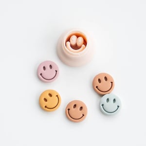 Smiley Face Clay CUTTER | Smiley Face Cutter Polymer Clay | Smiley Face Clays | Stud Cutter | Clay Cutters | Clay Cutter Jewelry