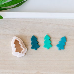 Christmas Tree Clay Cutter Christmas Tree Cutter Holiday Clay Cutters Christmas Clay Cutters Christmas Clay Cutter Sets image 1