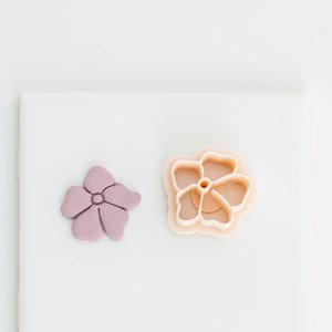 Flower Cutter for Polymer Clay Earrings | Clay Tools | Organic Flower Shape | Clay Cutters | Polymer Clay Cutters