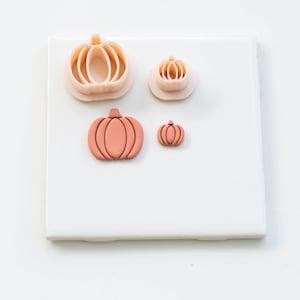 Pumpkin Clay Cutter | Fall Polymer Clay Cutters | Fall Cutters | Fall Earrings | Pumpkin Studs | Cutters for Earrings | Polymer Clay