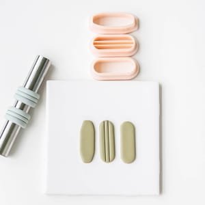 Huggie-kleisnijder | Kleisnijder voor het maken van Huggie-oorbellen | Kleistekels voor oorbellen | Kleistekkers voor polymeerklei | Oorbellen maken