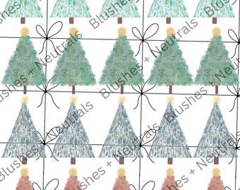 TP63 | Christmas Tree Transfer Paper for Polymer Clay | Watercolor Transfer Paper | Clay Transfer Paper Christmas | Clay Transfer Sheets
