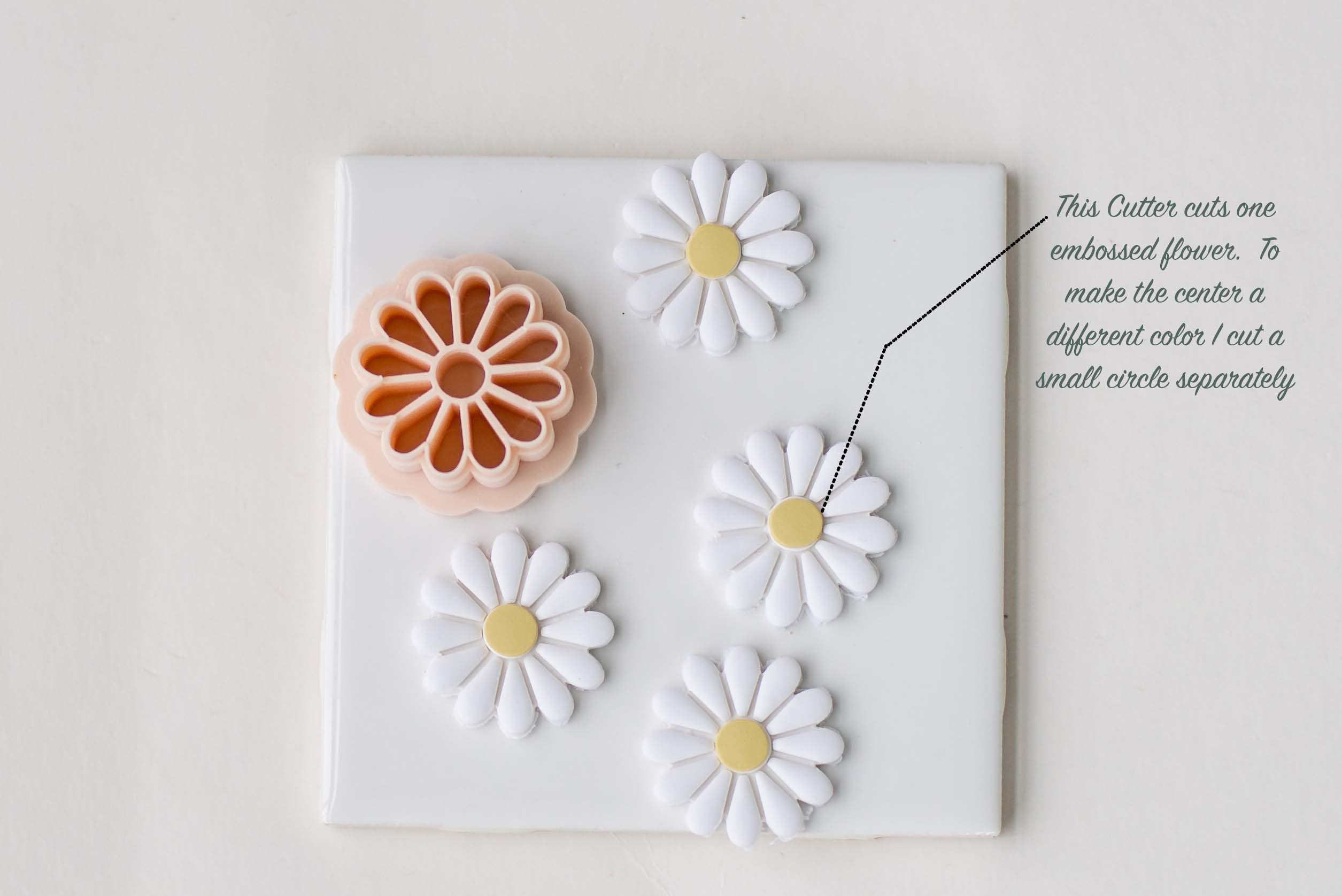 Daisy Thread Cutter Daisy Clay Cutter | Daisy Cutter | Flower Cutter Clay | Floral Clay ...