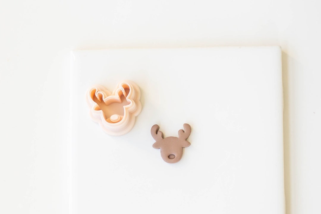 Reindeer Clay Cutter Reindeer Cutter Reindeer Cutter Polymer Clay