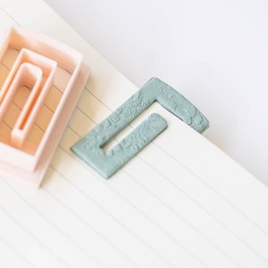 Bookmark Cutter for Polymer Clay | Polymer Clay Tools | Clip Style Bookmark Cutter | Bookmark