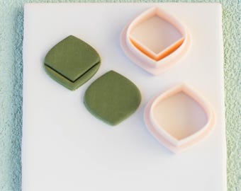 Rounded Diamond Cutter | Clay Cutter | Clay Cutters for Polymer Clay | Earring Tools | Basic Shapes | Earring Making | Sharp Clay Cutter