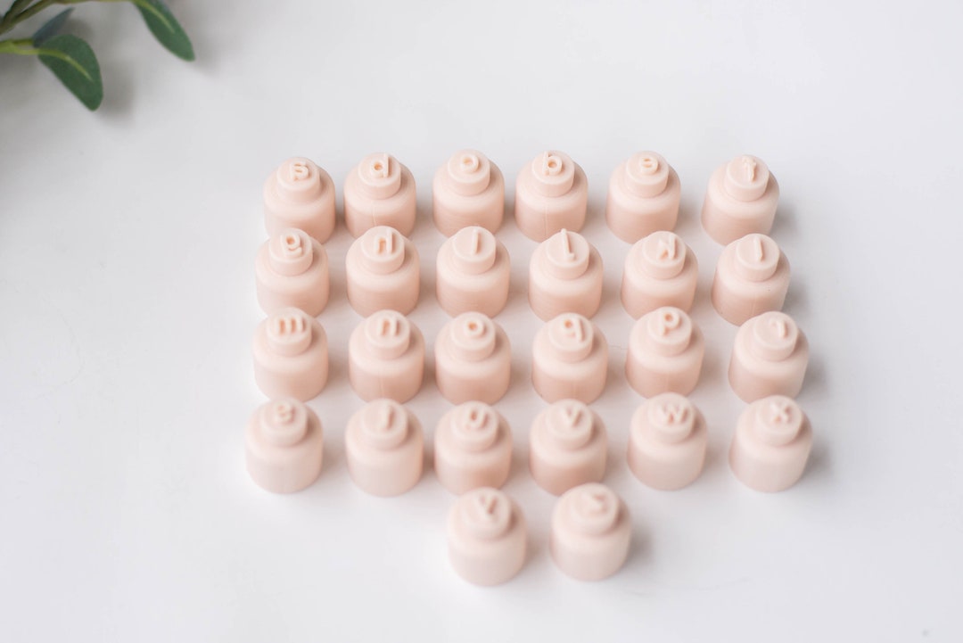 Alphabet Clay Cutters | Small Letter Clay Cutters | Studs Clay Cutters