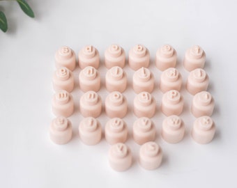 Lowercase Alphabet Stamp | Letter Stamp | Clay Letter Stamps | Alphabet Stamps for Polymer Clay | Alphabet Shape | Letter Stamps for Clay
