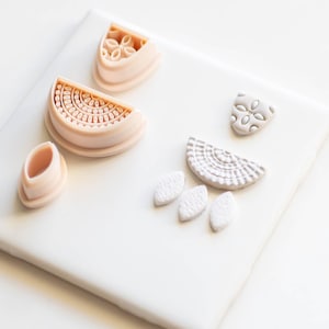 Geometric Cutter for Polymer Clay | Clay Tools | Clay Cutters for Earrings