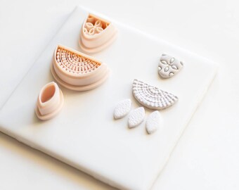 Cortador geométrico para arcilla polimérica / Herramientas para arcilla / Cortadores de arcilla para aretes