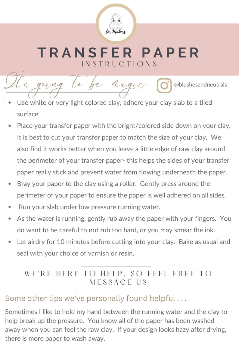 TP115 | Butterfly Transfer Sheet for Clay | Neutral Image Transfer ...